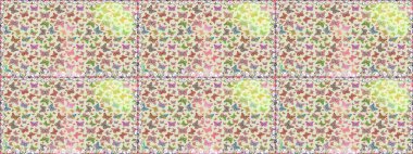 Raster. Gri ve bej renkli arka planda kelebekler. Kağıt, kumaş ve ambalaj için uygun. Kusursuz desen.