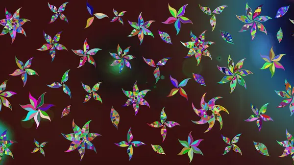 Kahverengi renkli çiçekler. Gömlek baskısı için çiçek boyası. Çiçek eskiz kalıbı geçmişi.