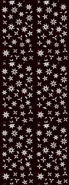 Düz Çiçek Elementleri Tasarımı. Çiçekli çiçek deseni, suluboya. Raster illüstrasyonu. Siyah renkli çiçekler. Renkli Bahar Teması çizim şablonu.