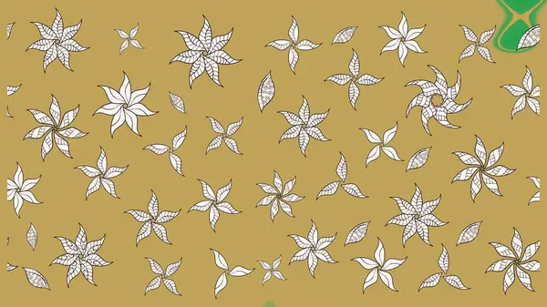 El çizimi Raster çizimi. Parlak elementlerin. Çizim çiçek deseni duvar kağıdı, web sitesi arkaplanı, paket kağıdı, davetiye, broşür, pankart veya web sitesi için kullanılabilir.