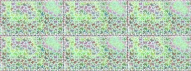 Kumaş, tekstil, baskı ve davetiye için arka plan. Tarafsız ve yeşil renkli resimler. Suluboya soyut parlak desenli kelebek kanatları, retro renkler.