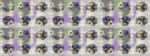 Yeni yıl kar tanesi. Güzel soyut kar taneleri renkler üzerine raster tasarımı. Düz kar karalama ikonları, kar taneleri silueti Noel afişi için, kartlar.