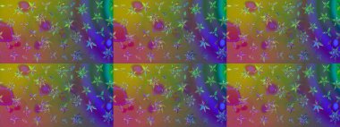 Çiçekli çizim şekli. Düz Çiçek Elementleri Tasarımı. Renkli Bahar Teması eskiz kalıbı. Yeşil renkte çiçekler.