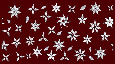 Raster illüstrasyonu. Küçük çaplı çiçeklerdeki basit şirin desenler. Tekstil veya kitap kapakları, imalat, duvar kağıtları, baskı, hediye paketi ve yapıştırma kitabı için çiçek eskiz geçmişi.