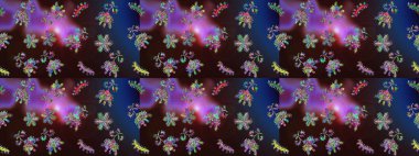 Raster kar taneleri arka planda. Kar taneleri deseni. Kar tanesi rengarenk desen. Soyut kar taneleri arkaplanda izole edilmiş düz dizayn. Raster illüstrasyonu.