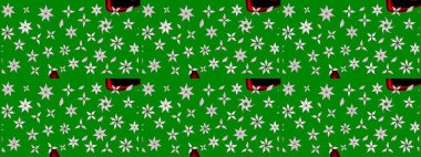 Parmak izi, kumaş, duvar kâğıdı, tekstil için raster dokusu. Renkli grunge soyut arkaplanı koloyeşil çiçeklerle süslüyor. Nakış desenli çiçek deseni..