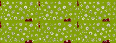 Çiçekler suluboya eskiz deseni. Raster Stili kumaş deseni.