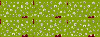 Çiçekler suluboya eskiz deseni. Raster Stili kumaş deseni.