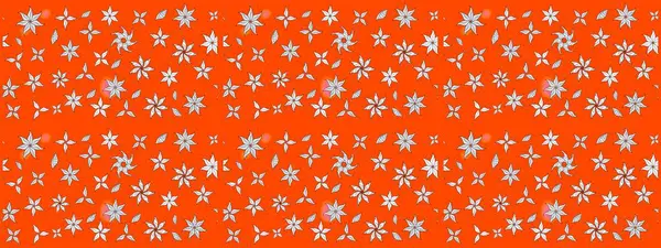 Tatil havası. Nazik romantik baskı. Turuncu renkli çiçekler. Raster güzel bir çiçek deseni çizmiş. Bahar mevsimi.