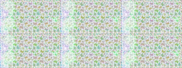 Gri renkte pürüzsüz kelebek şablonu. Uçan kelebek keten temalı Raster çizimi. Davetiye, kart ve parmak izi için basit kadınsı bir model. Giysiler için böcek kumaşı klipsleri tekrarlanıyor.