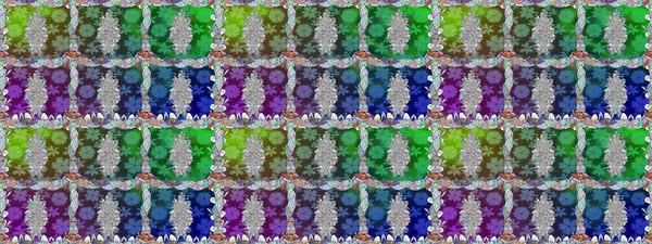 Renkli Bahar Temalı Kusursuz Arkaplan. Düz Çiçek Elementleri Tasarımı. Çiçeksel fantezi tasarımı. Parlak bir arka planda..