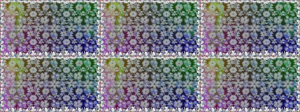 El çizimi. Güzel kumaş deseni. Çiçekler, dallar, bitkiler ve çiçekler. Raster illüstrasyonu.