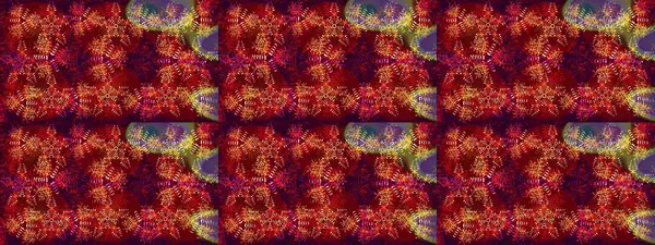 Noel süsleri ve Noel süsleri. Raster Noel soyut renkli arkaplan ve düşen kar tanesi.