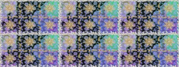 Kusursuz oryantal klasik altın desen. Gri renklerde altın tekrarlayan elementler içeren Raster soyut arkaplanı.