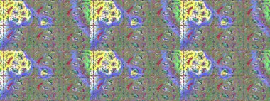 Renkli çiçekler. Çiçekli çiçek deseni, suluboya. Düz Çiçek Elementleri Tasarımı. Raster illüstrasyonu. Renkli Bahar Teması çizim şablonu.