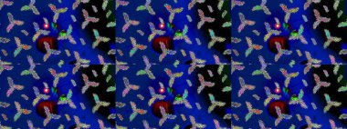 Raster Noel soyut renkli arka plan ve düşen kar tanesi. Kar tanesi arka planı. Raster illüstrasyonu.