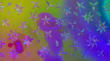 Tekstil veya kitap kapakları, imalat, duvar kağıtları, baskı, hediye paketi ve yapıştırma kitabı için çiçek eskizi geçmişi. Küçük çaplı çiçeklerdeki basit şirin desenler. Raster illüstrasyonu.