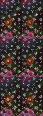 Raster güzel bir çiçek deseni çizmiş. Tatil havası. Bahar mevsimi. Nazik romantik baskı.