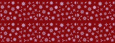 Çiçekli güzel suluboya desen. Kırmızı renklerde. Raster illüstrasyonu.