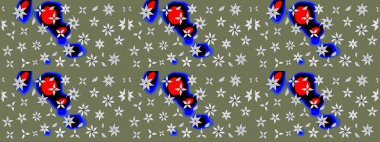 Modaya uygun kumaş deseni. Raster illüstrasyonu. Küçük çiçekteki sevimli çiçek deseni. Tony 'nin kumaş desenini çiz.