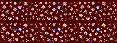 Küçük çiçekte güzel bir çiçek deseni var. Çiçekli çiçek deseni, suluboya. Raster deseni.