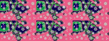 Güzel kumaş deseni. Çiçek arkaplan. Çizim raster deseni.