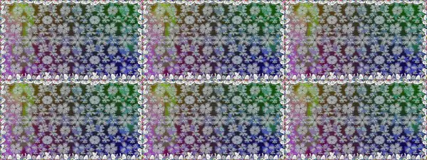 El çizimi. Güzel kumaş deseni. Çiçekler, dallar, bitkiler ve çiçekler. Raster illüstrasyonu.