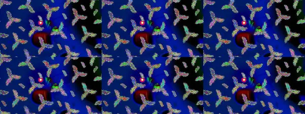 Raster Noel soyut renkli arka plan ve düşen kar tanesi. Kar tanesi arka planı. Raster illüstrasyonu.