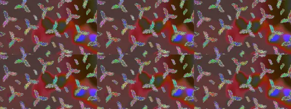 Düz kar karalama ikonları, kar taneleri kahverengi, kırmızı ve yeşil renkli siluetler noel afişi, kartlar. Güzel soyut kar taneleri raster tasarımı. Yeni yıl kar tanesi.