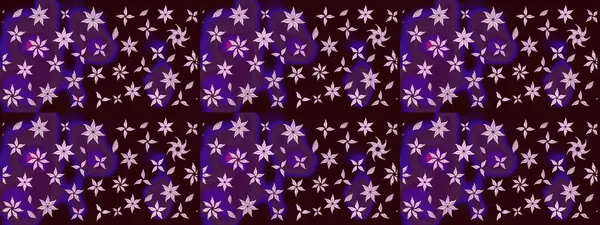 Yumuşak, yaz çiçekli arka plan. Çiçekli karalama şeklinde Raster çiçek deseni. Kahverengi renkte çiçekler.