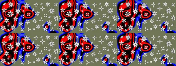 Kıvırcık, parlak örgü. Raster illüstrasyonu. Eski moda arka plan. Çiçek çelengi. Güzel, parlak, pürüzsüz kumaş, tuval. Desen, çizim, çiçek sınırı..