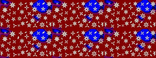 Çiçek deseni. Raster illüstrasyonu. Şatafatlı bahar bahçesi dokusu. Çiçek çizimi arkaplanı.