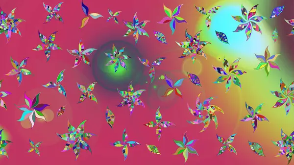 Eskiz arkaplan modeli. Raster - stok. Suluboya, elle çizilmiş. Vadinin çiçekleri pembe renklerde.