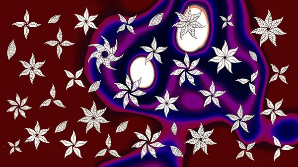 Ev dekoru. Fantezi çiçekli eskiz deseni, doğal duvar kağıdı, çiçek desenli kıvrım çizimi. Paisley el çizimi elementler.