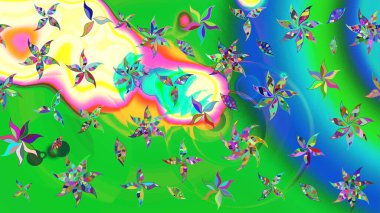 Raster şirin suluboya çiçek desenleri çiziyor. Büyük bir çiçek boyası seti. Kartlar, davetiyeler, tarih kartları ve daha fazlası için kullanılabilir.