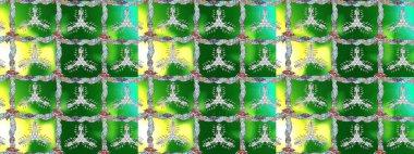 Renkli çiçek çizimi. Çiçek deseni. Raster illüstrasyonu. Renkli çiçekler. Şatafatlı bahar bahçesi dokusu.