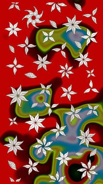 Ev dekoru. Fantezi çiçekli eskiz deseni, doğal duvar kağıdı, çiçek desenli kıvrım çizimi. Paisley el çizimi elementler.