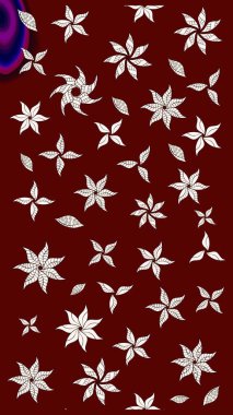 Sabıka fotoğraflarında, bebek kıyafetlerinde, duvar kâğıtlarında, paket kutularında falan kullanılabilir. Zarif, parlak ve eskiz kırmızı çiçek deseni tasarımı.