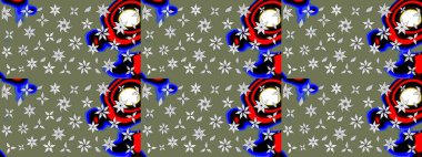 Çiçekli karalama şeklinde Raster çiçek deseni. Nazikçe, güzel çiçek arkaplanı. Yeşil renkte çiçekler.