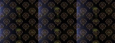 Sorunsuz çiçek deseni kaydırma kağıt, davet, el ilanı, afiş veya Web sitesi Web sitesi arka plan duvar kağıdı için kullanılabilir. Elle çizilmiş Raster resim. Parlak unsurları.