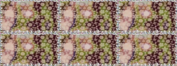 Kahverengi ve nötr renklerde çiçekler. Raster düz çiçekleri pürüzsüz desen. Tasarım hediye paketi, tebrik kartları, posterler ve afiş tasarımı.