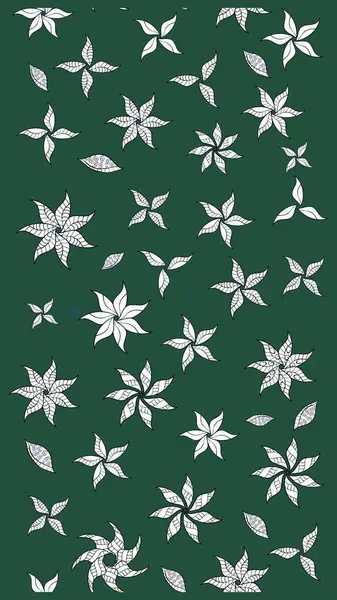 Düz Çiçek Elementleri Tasarımı. Renkli Bahar Teması eskiz kalıbı. Parlak arkaplan eskiz desenli çiçekli fantezi tasarımı.