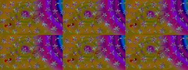 Çiçeğin suluboya çizimlerinin mükemmel deseni. Dekorasyon ve tasarım için güzel bir desen. Moda baskısı. Suluboya desenli çiçek deseni. Ayarlanmış.