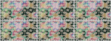 Güzel kumaş deseni. Güzel suluboya çiçek buketi pürüzsüz desen.