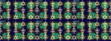 Mavi, yeşil ve gri renkler üzerine şirin soyut kar taneleri raster tasarımı. Yeni yıl kar tanesi. Düz kar karalama ikonları, kar taneleri silueti Noel afişi için, kartlar.