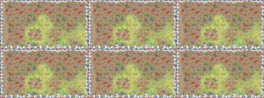 Raster illüstrasyonu. Renkli kelebeklerin bej ve nötr renklerdeki kusursuz arkaplanı. Tekstil, duvar kağıtları, web sayfası arkaplanları, yüzey dokuları için mükemmel.