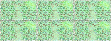 Kelebekler tarafsız ve yeşil renklerde kusursuz desenler çizerler. Web sayfası geçmişleri, duvar kağıtları, tekstil ve yüzey dokuları için mükemmel. Şirin Raster illüstrasyonu.