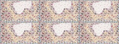 Renkli sevimli kelebek. Kusursuz bir arka plan. Raster illüstrasyonu. Tarafsız ve gri renkli resimler. Yüzey dokuları, duvar kağıtları, web sayfası arkaplanları ve tekstil için mükemmel.