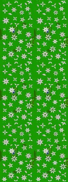 Poster ya da kapak için arka plan. Şirin, zarif çiçekler Raster illüstrasyonu. Tekstil için figür. Davetiye ve kartpostal tasarımı için dekoratif çiçek unsurları. Yapraklı çizim deseni.