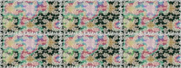 Güzel kumaş deseni. Güzel suluboya çiçek buketi pürüzsüz desen.